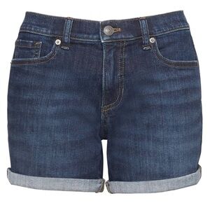 Banana Republic Premium Denim Roll up Blue Denim Shorts Medium Wash women’s 25